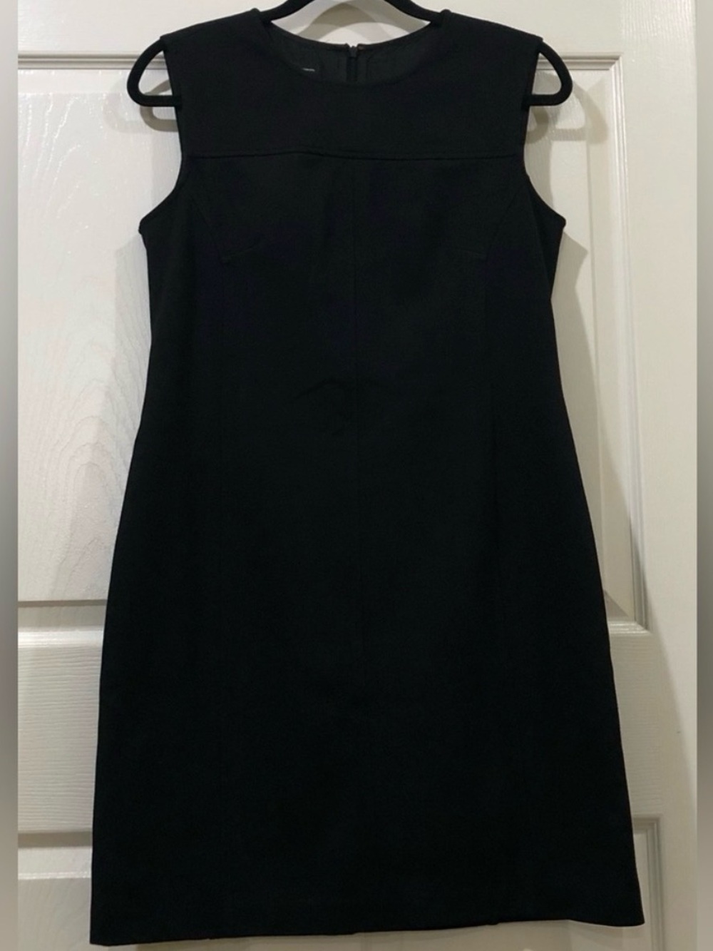INC International Concepts Black Sleeveless Shift Dress